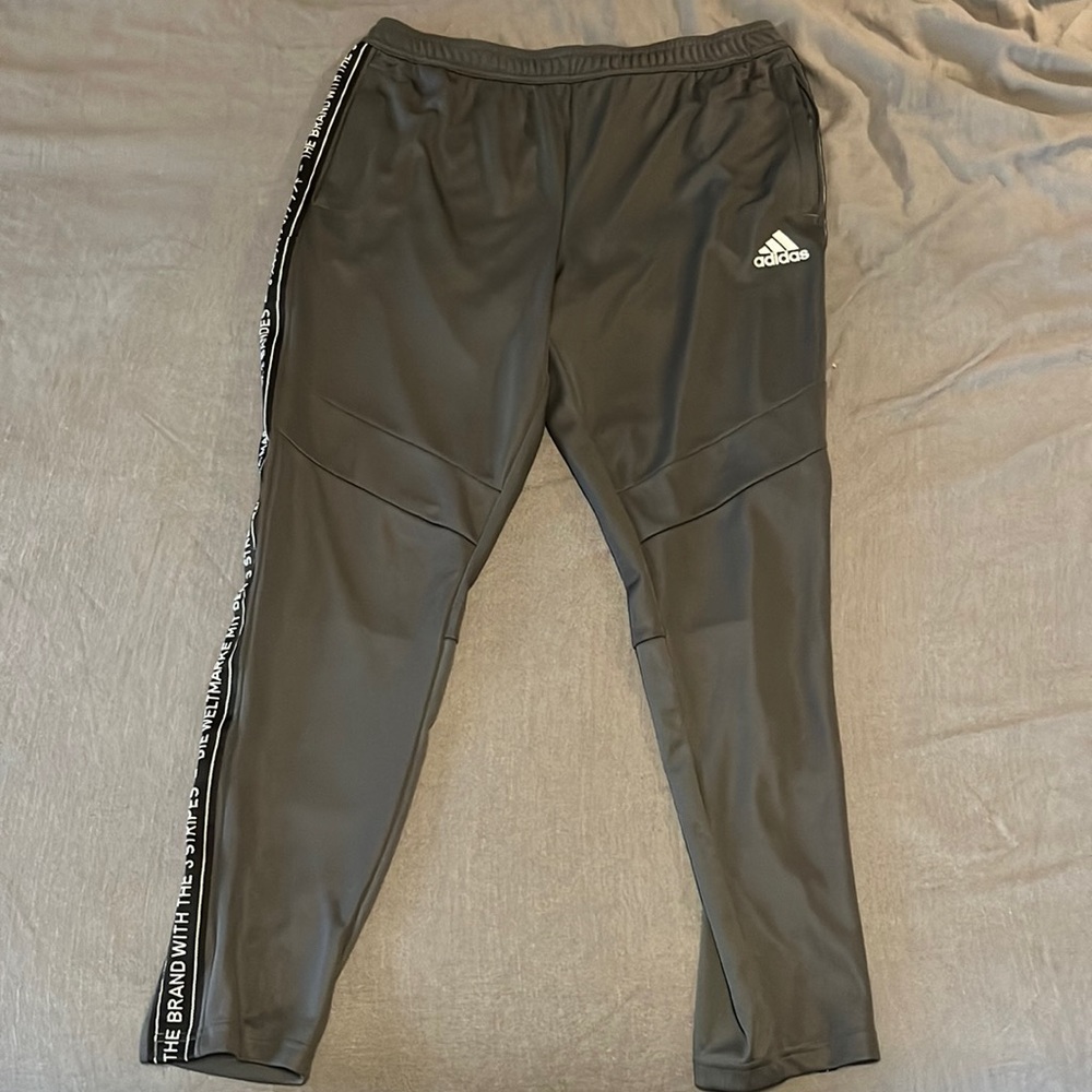 Grey Adidas Track Pants